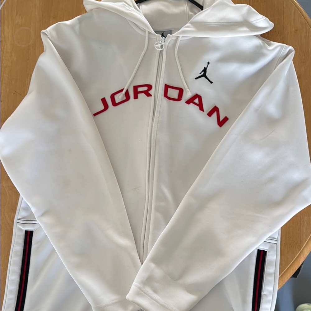 Jordan Performance Jacket - White and Red
